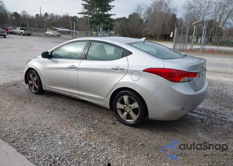 2011 Hyundai Elantra Gls (Ulsan Plant) из США, поврежденный, VIN KMHDH4AE3BU134388